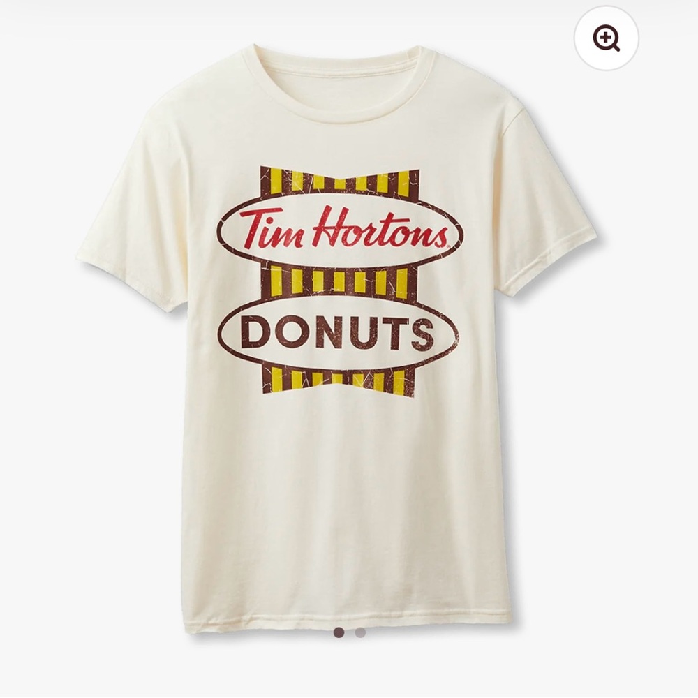 Tim Hortons Donuts Graphic T-Shirt - size medium